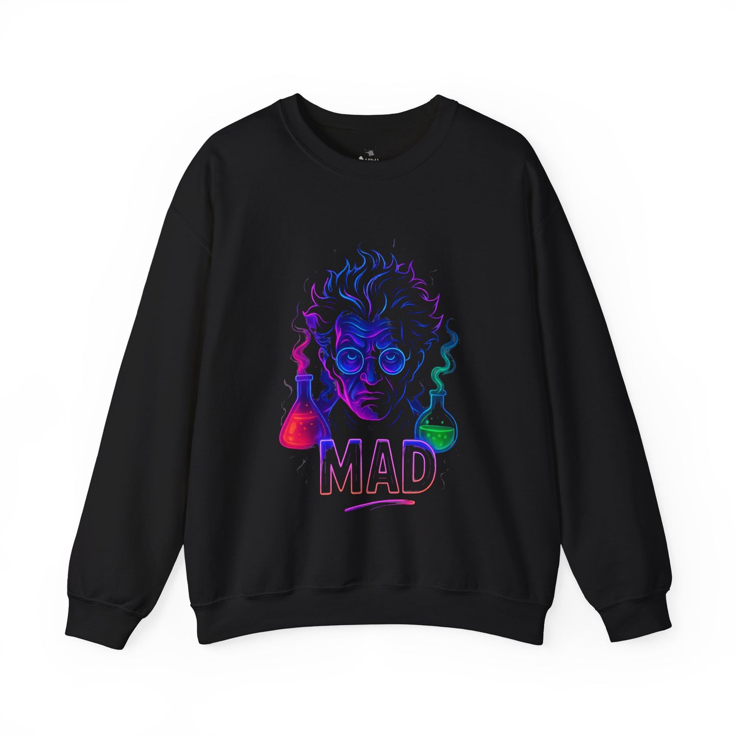 JABU Neon Madness: Bold Streetwear Sweatshirt with Electric Scientist Design for NZ & AU Trendsetters JABU© • JustAboutBeingU®