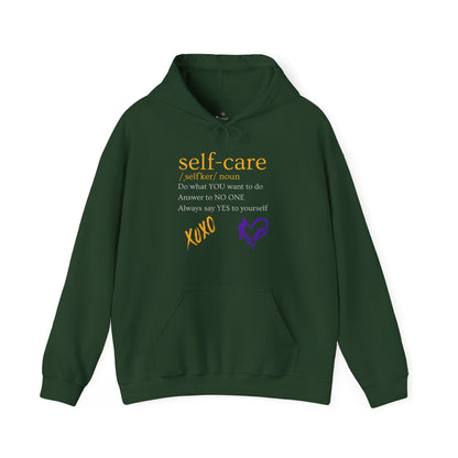 ✅ AU/NZ Self-Care Hoodie, Unisex Sweatshirt, Self-Love Apparel, Mindfulness Gift, Cozy Relaxation Wear