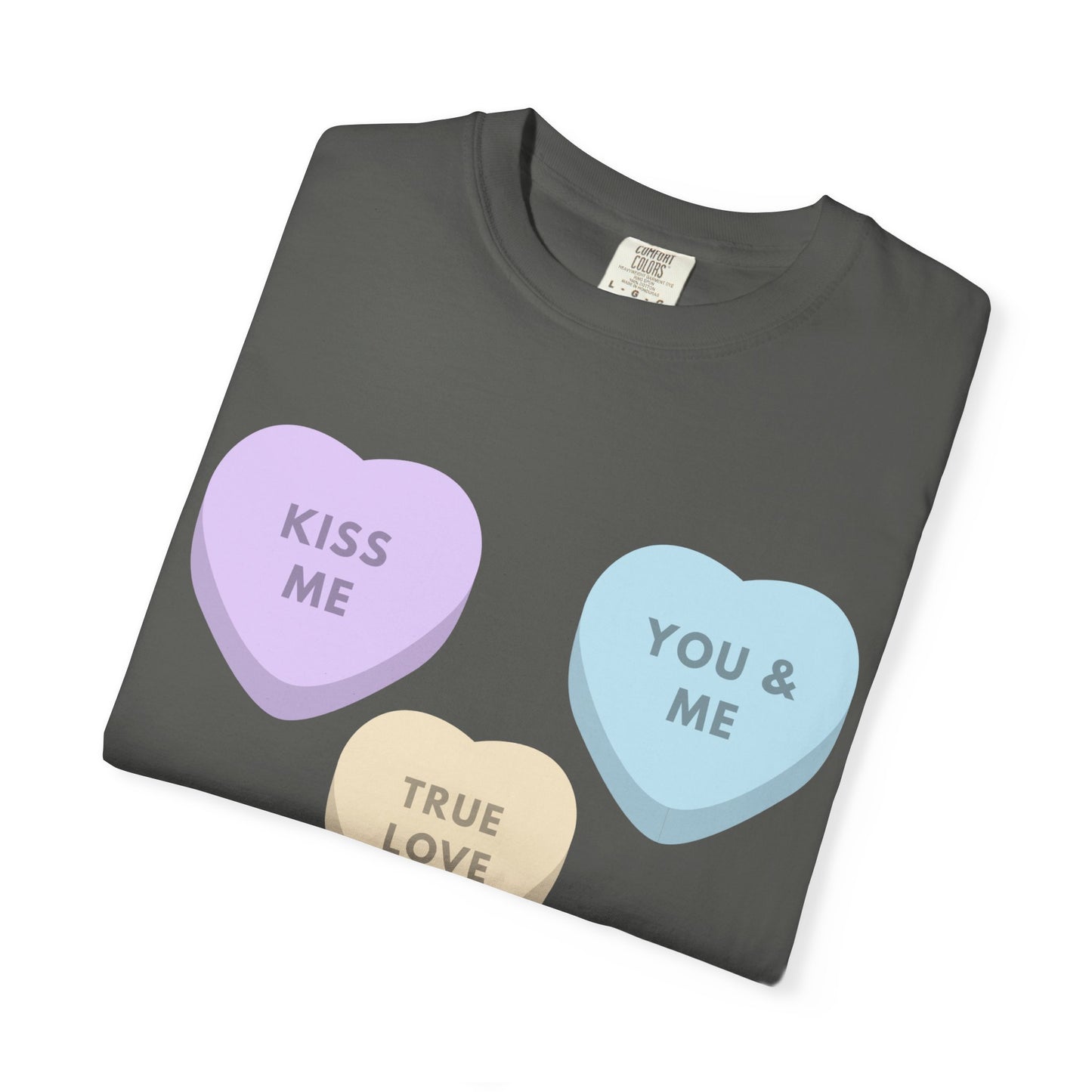 ✔️✅ AU/NZ, Comfort Colours 1717, Romantic Heart Theme Unisex T-Shirt - Perfect for Valentine's Day & Love Celebrations