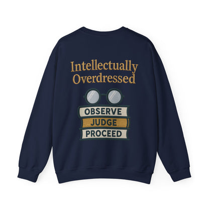 Intellectually Overdressed Sweatshirt
JABU© • JustAboutBeingU®