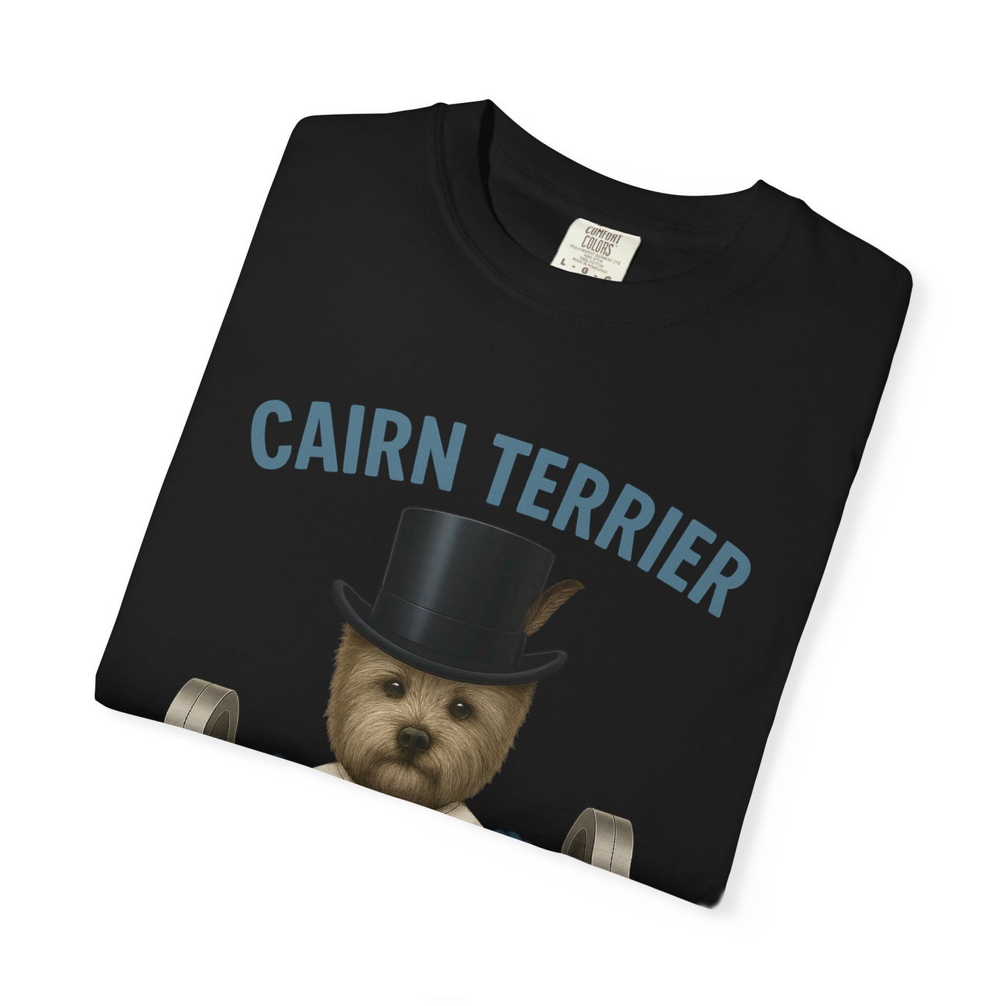 JABU GRIND - CAIRN TERRIER: A Fun, Dog-Loving Gym Tee for NZ & AU Humans JABU© • JustAboutBeingU®