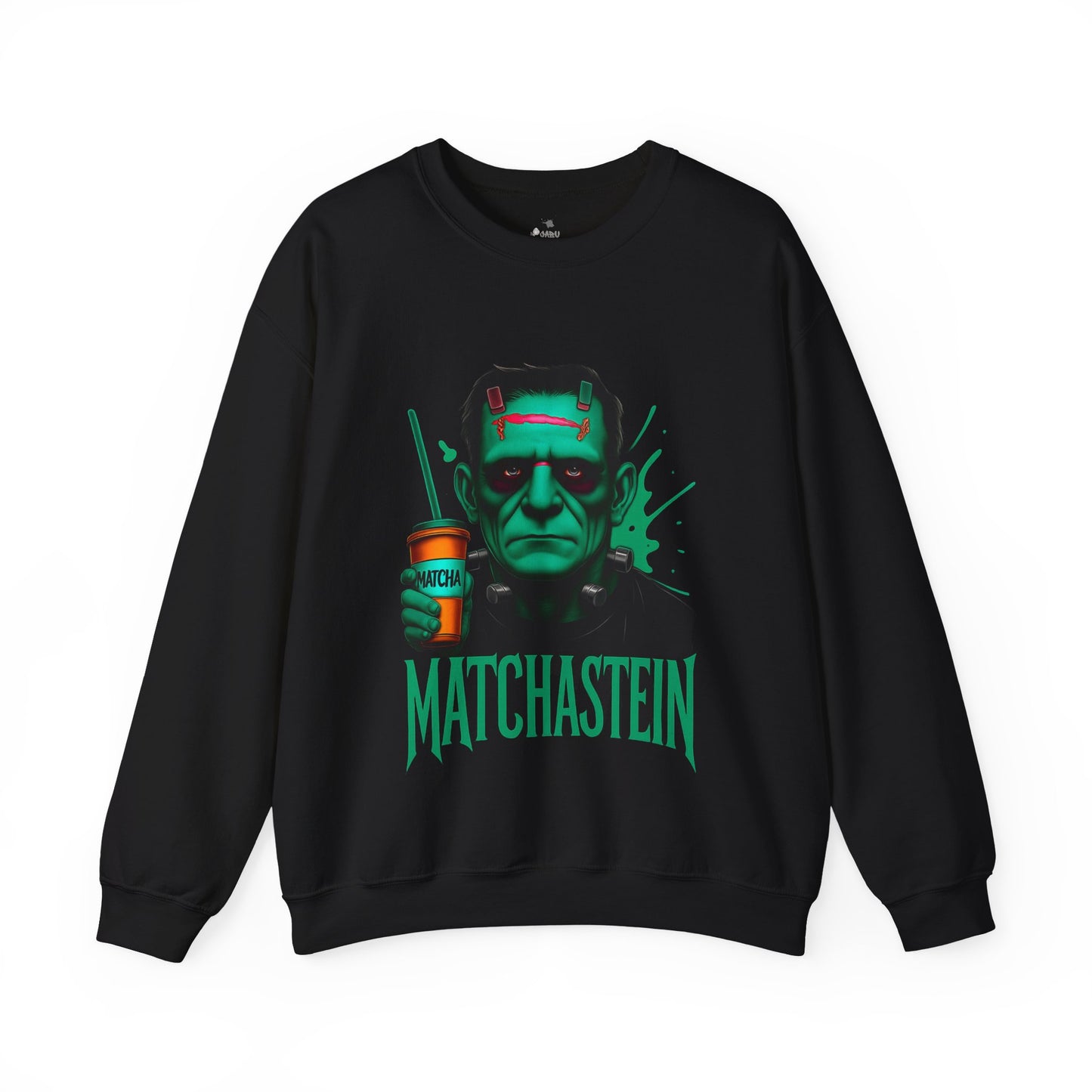 ✅ AU/NZ MATCHA-Inspired Unisex Sweatshirt with MATCHASTEIN Design,  Unique Gift for Monster Lovers, Spooky Season for MATCHA Lovers