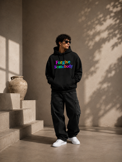 Forgive Somebody Neon Hoodie