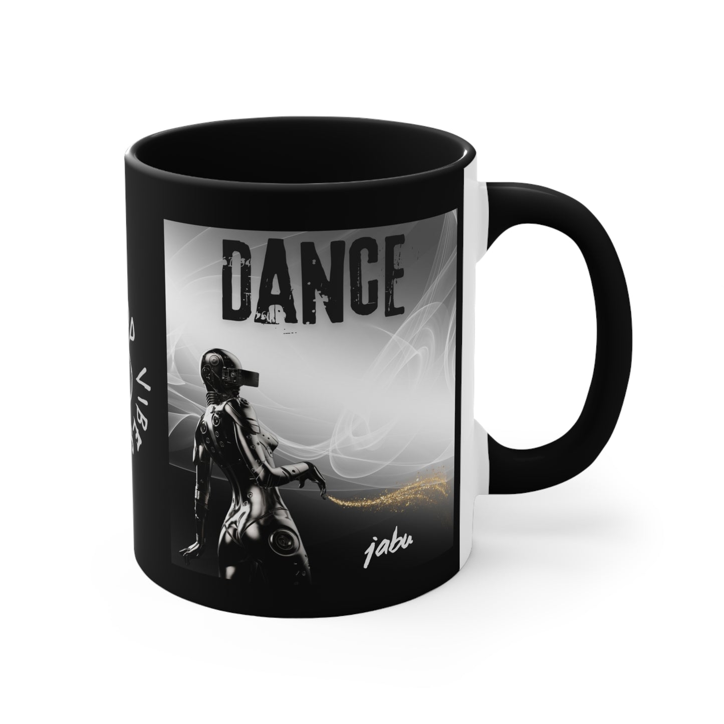 ✅  AU/NZ Colorful Accent Mugs, 11oz Cyborg GOLD