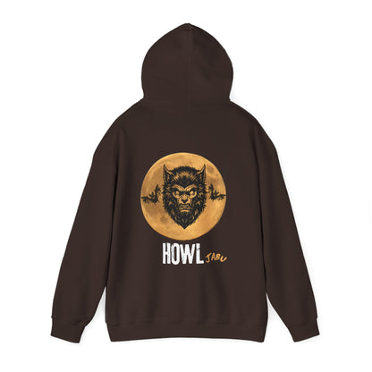 ✅ AU/NZ Witching Hour & Howl Graphic Hoodie - Perfect for Halloween and Cozy Nights HOWL