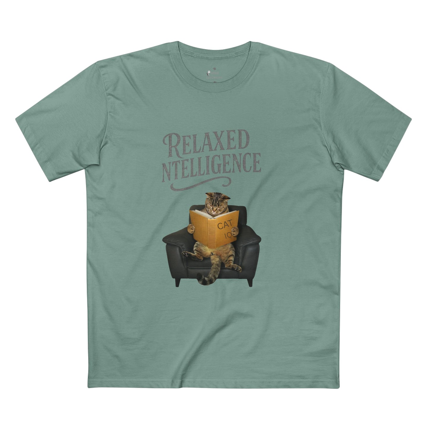 ✅  AU/NZ  As Colour 5001/Cat Lover's Relaxed Intelligence Tee - Funny Cat Shirt, Pet Gift, Quirky Humor Apparel, Birthday Gift, Animal Lover's Tee