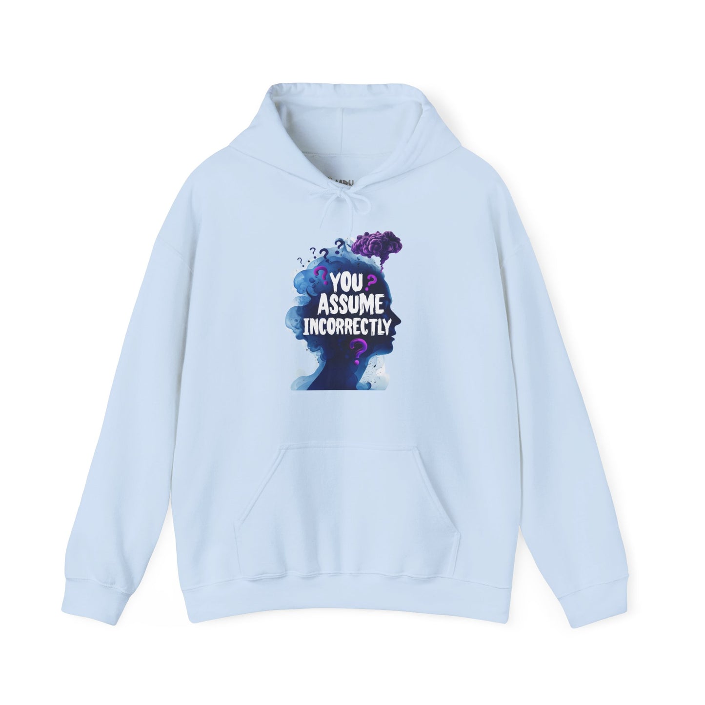 ✅ AU/NZ  Assume Incorrectly Unisex Hoodie - Thought-Provoking Graphic Sweatshirt- You Assume!