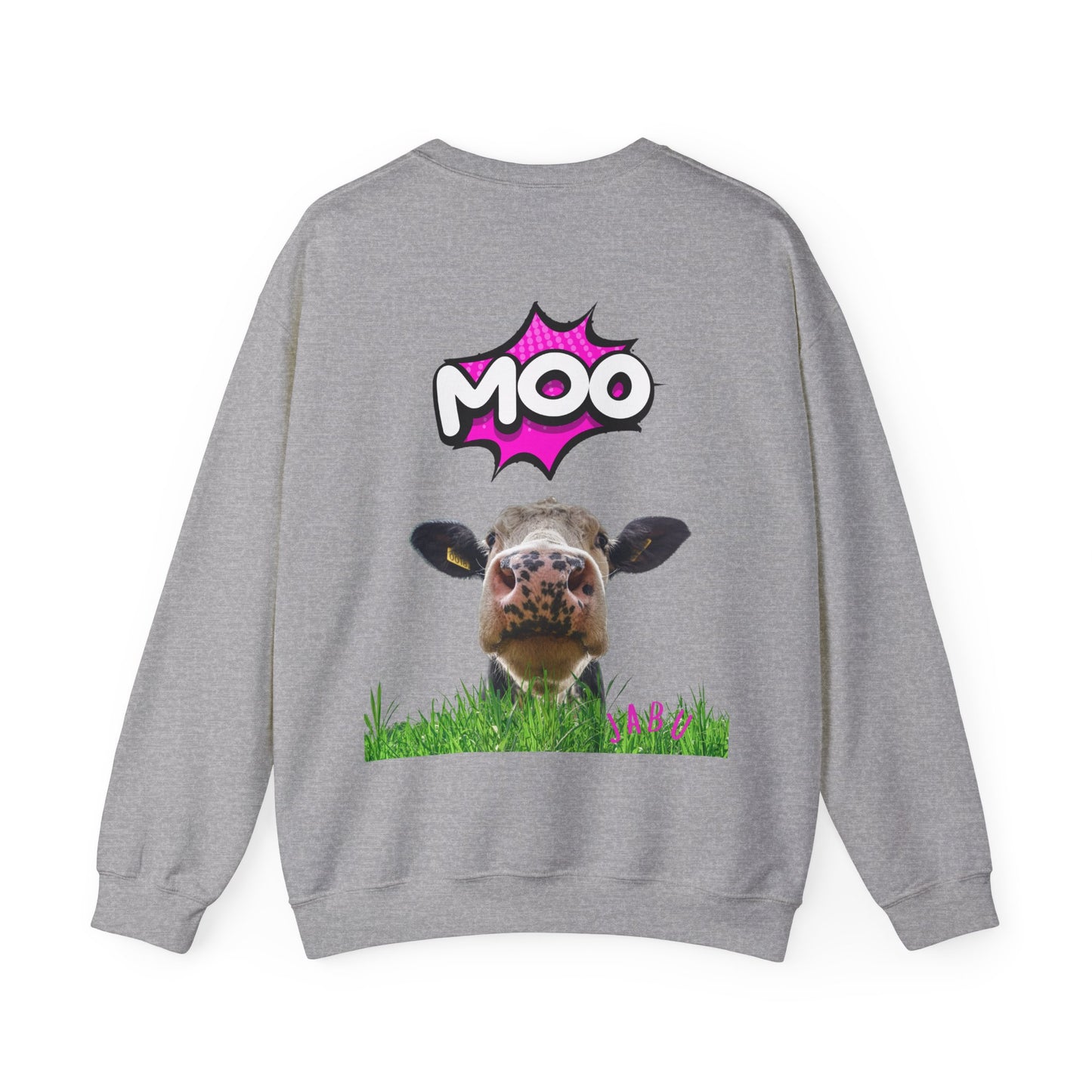 ✅ AU/NZ Funny Cow Moo Sweatshirt - Unisex Heavy Blend Crewneck MOO