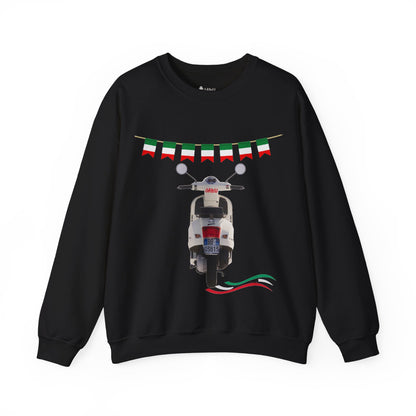 ✅ AU/NZ Italian Love Sweatshirt - Cozy Unisex Crewneck for Travel Lovers, Gift for Italy Fans, Perfect for Casual Wear, Holiday Celebration VESPA