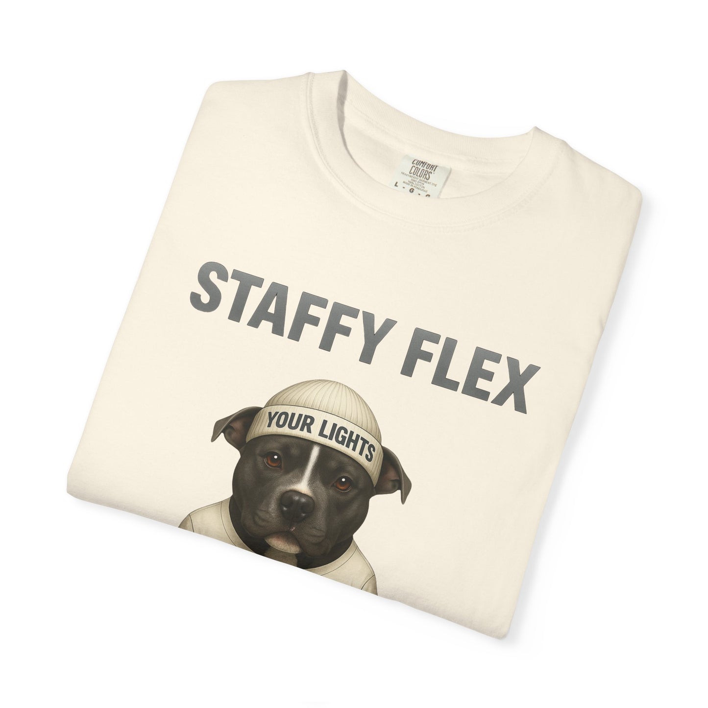 JABU GRIND - STAFFY: A Fun, Dog-Loving Gym Tee for NZ & AU Humans JABU© • JustAboutBeingU®
