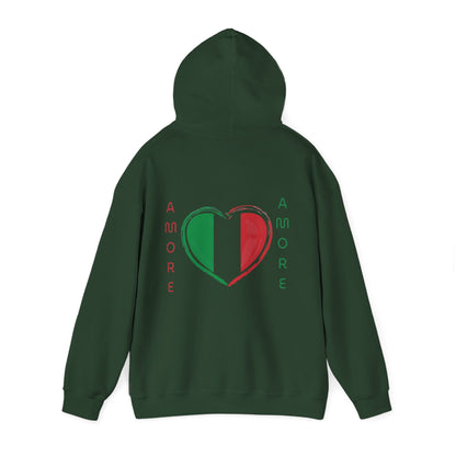 ✅ AU/NZ Italian Love Hoodie | Unisex Heavy Blend Sweatshirt | Perfect for Gifting, Italian Heritage Celebrations, Casual Wear, Travel, Festivals, VESPA!