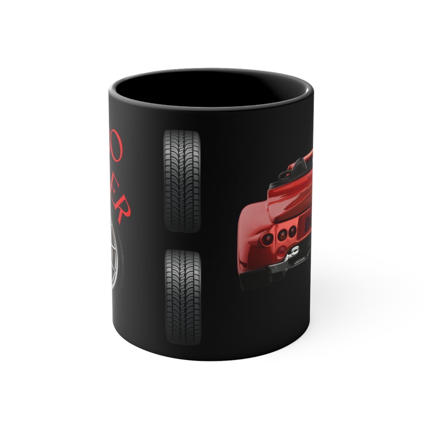 ✅ AU/NZ Turbo Power Mug, 11oz Colorful Accent Coffee Cup for Car Enthusiasts, Automotive Gift, Racer Drinkware, Unique Birthday Present