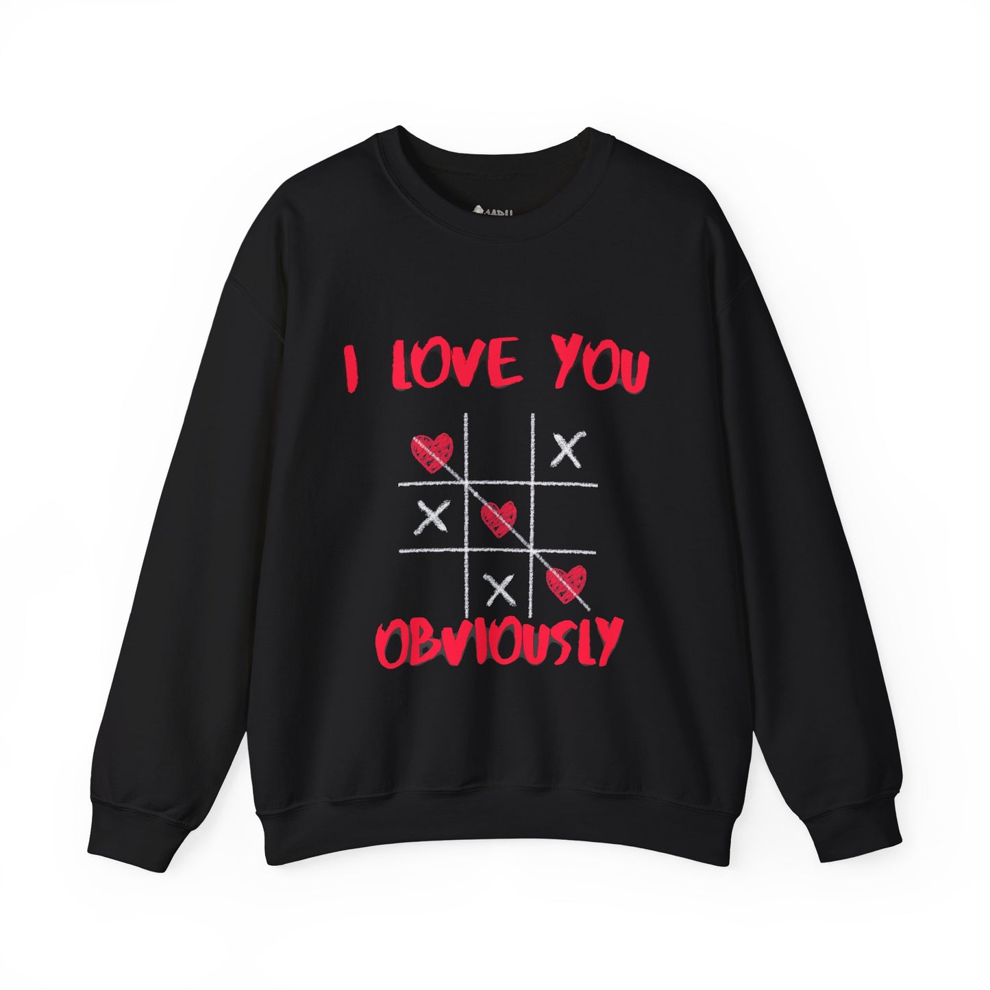 ✅ AU/NZ Cute Love Sweatshirt - I Love You Obviously & Hearts Win