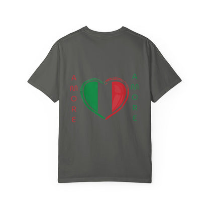 ✅ AU/NZ  Comfort Colours 1717, Italian Heritage Unisex T-Shirt - Amore Graphic Design Vespa