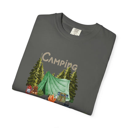 ✅ AU/NZ-Comfort Colours 1717, Camping Adventure Unisex T-Shirt – Embrace Nature with Vintage Design Camping