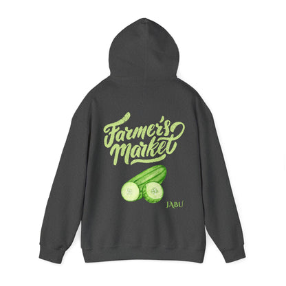 ✅ AU/NZ Farmer's Market Hoodie – Unisex Heavy Blend™ Sweatshirt with Pickle Design