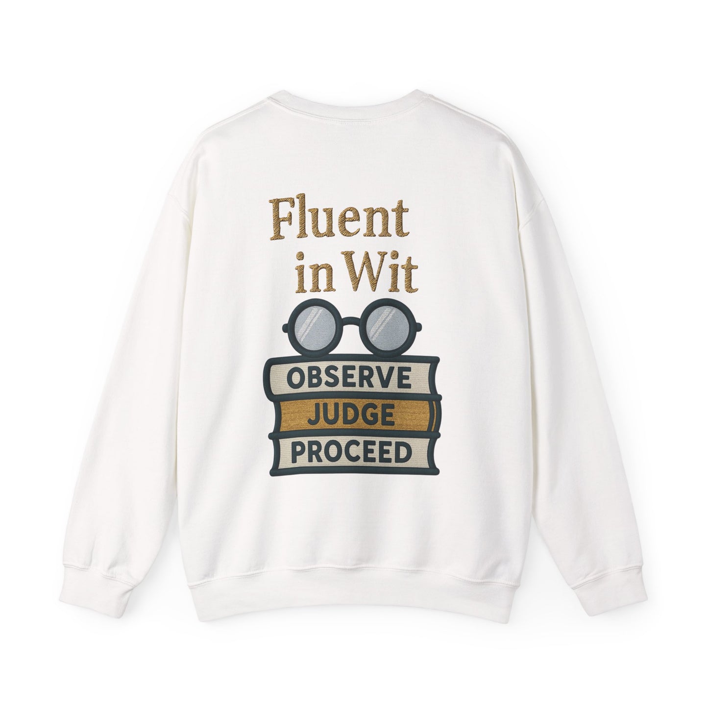 Fluent In Wit Graphic Sweatshirt
JABU© • JustAboutBeingU®