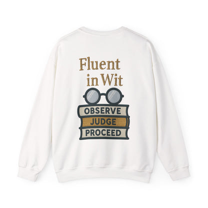 Fluent In Wit Graphic Sweatshirt
JABU© • JustAboutBeingU®