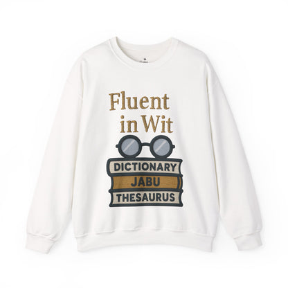 Fluent In Wit Graphic Sweatshirt
JABU© • JustAboutBeingU®
