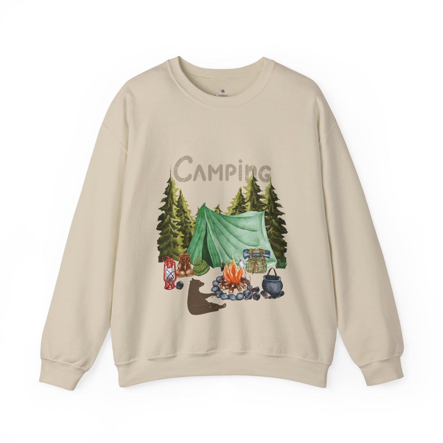 ✅ AU/NZ Cozy Camping Crewneck Sweatshirt - Nature-Inspired Design CAMPING! Back To Nature!
