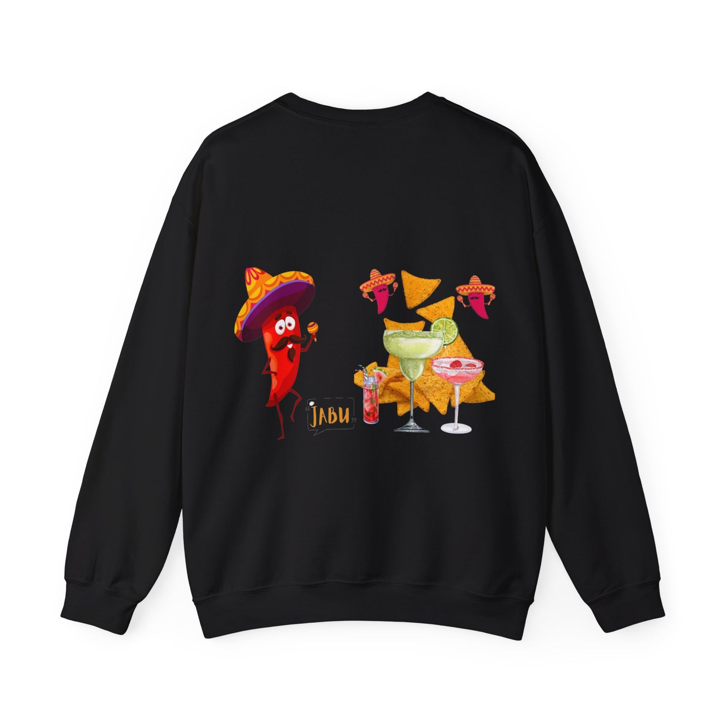 ✅  AU/NZ Fiesta Fun Crewneck Sweatshirt - Summery Vibes with Colorful Drinks and Nachos