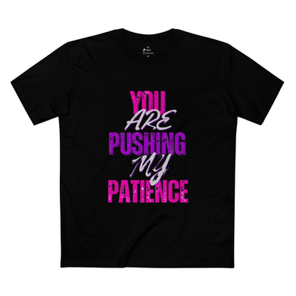 ✅ AU/NZ As Colour 5001-PATIENCE! - ANTISOCIAL Funny Graphic T-Shirt for Adults, Casual Wear, Gift for Friends, Birthday Present, Statement Tee, Humor Apparel, Trendy Top