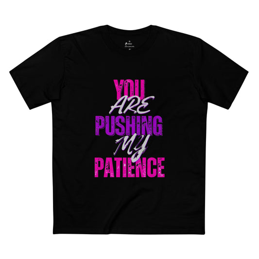 ✅ AU/NZ As Colour 5001-PATIENCE! - ANTISOCIAL Funny Graphic T-Shirt for Adults, Casual Wear, Gift for Friends, Birthday Present, Statement Tee, Humor Apparel, Trendy Top