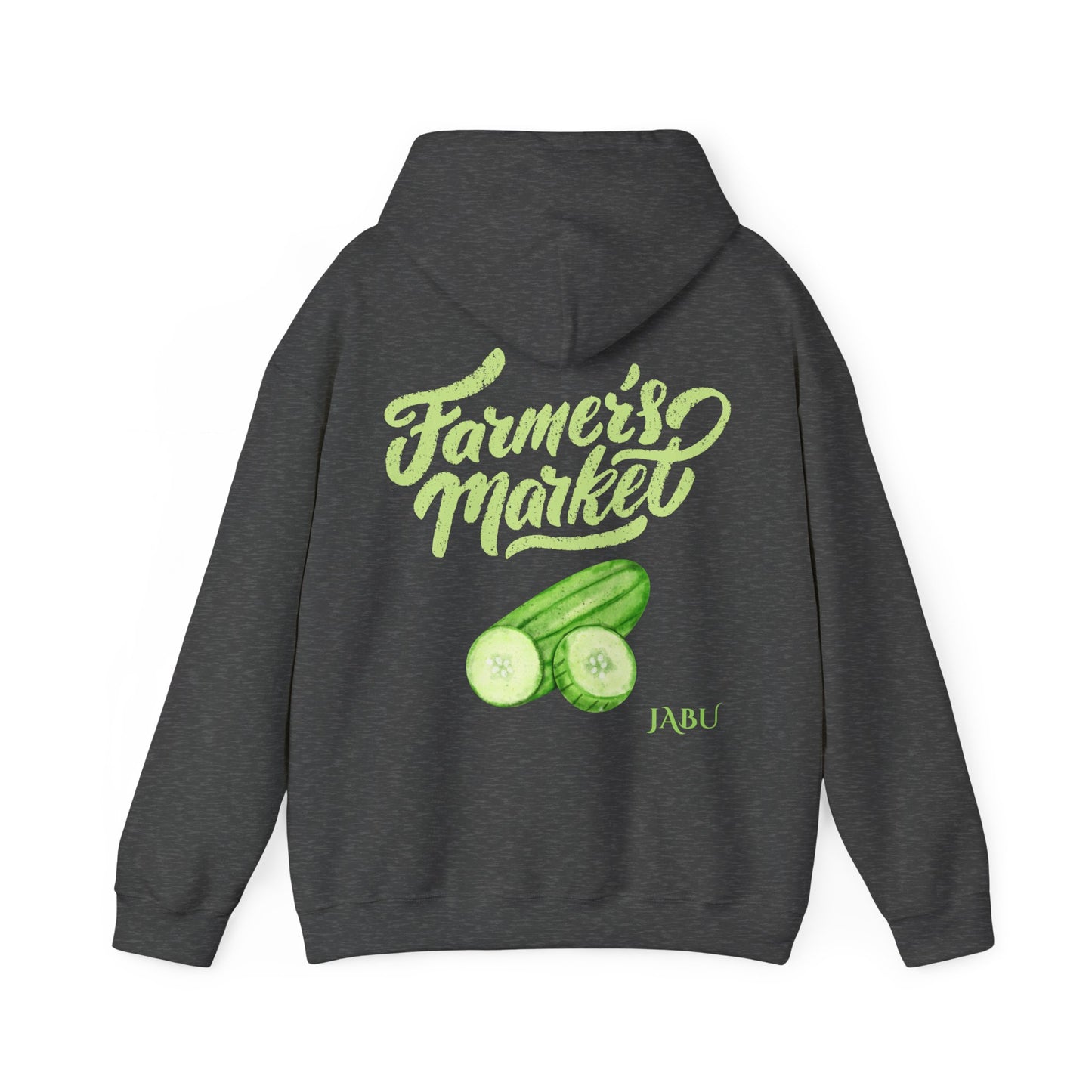 ✅ AU/NZ Farmer's Market Hoodie – Unisex Heavy Blend™ Sweatshirt with Pickle Design