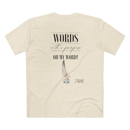 ✅ AU/NZInspirational Vocabulary Tee - 'Words with a Purpose' Graphic Shirt, Motivational Gift, Teacher's Appreciation, Casual Wear, Literary Lovers