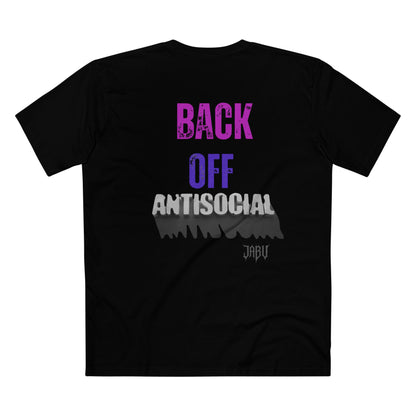 ✅ AU/NZ As Colour 5001-PATIENCE! - ANTISOCIAL Funny Graphic T-Shirt for Adults, Casual Wear, Gift for Friends, Birthday Present, Statement Tee, Humor Apparel, Trendy Top