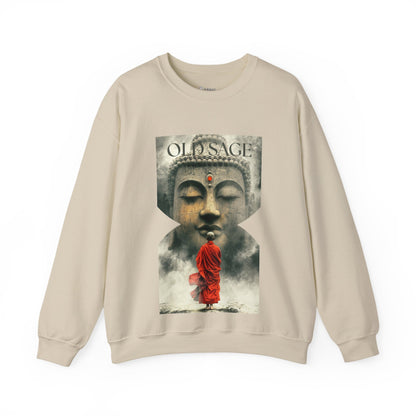 ✅ AU/NZ Spiritual Buddha Crewneck Sweatshirt - Unisex Heavy Blend™ SAGE