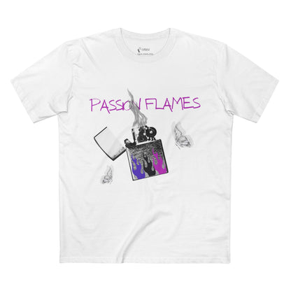 ✅ AU/NZPassion Flames Adult Tee | Graphic T-Shirt for Trendy Outfits | Unisex Casual Wear | Unique Gift for Music Lovers | Ideal for Festivals
