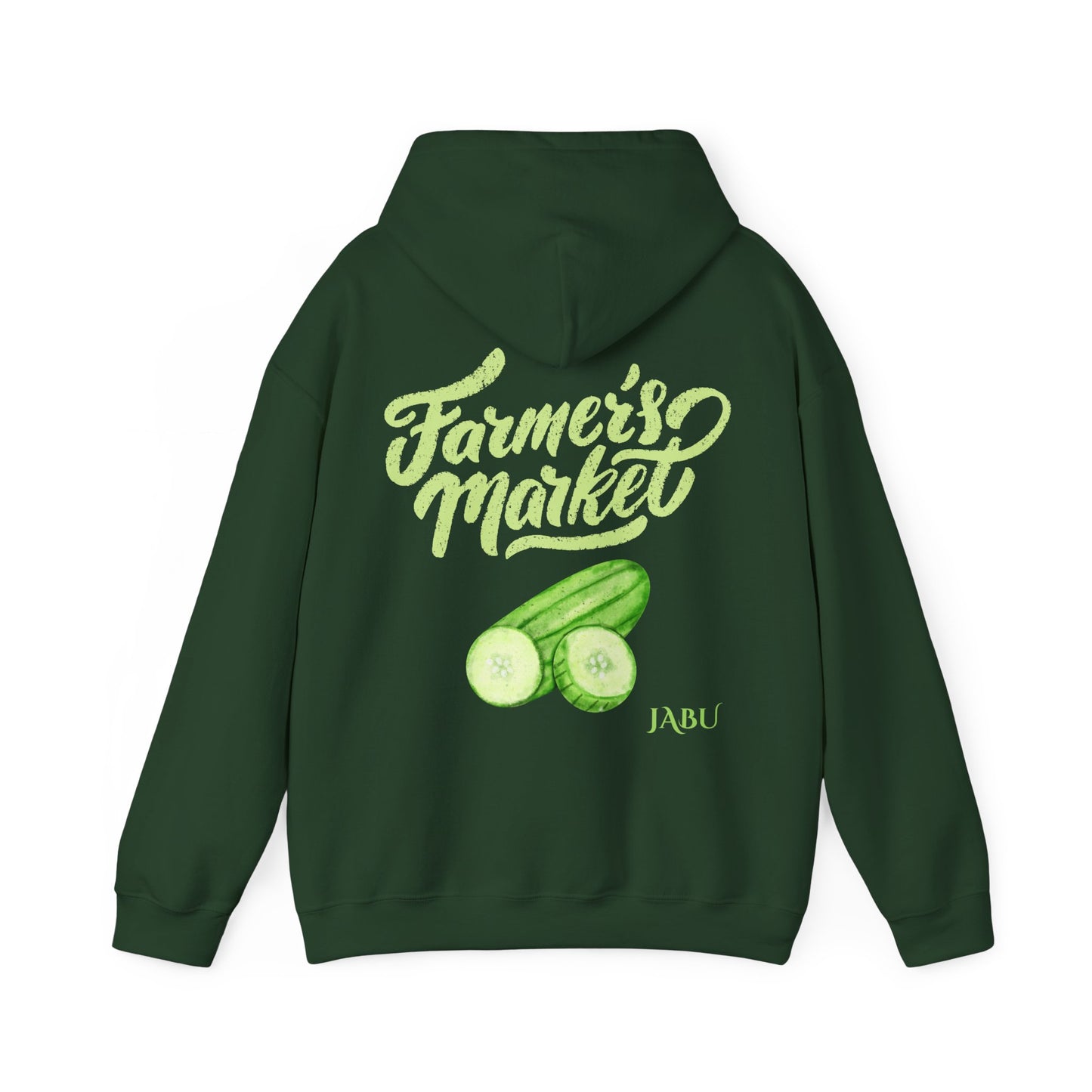 ✅ AU/NZ Farmer's Market Hoodie – Unisex Heavy Blend™ Sweatshirt with Pickle Design