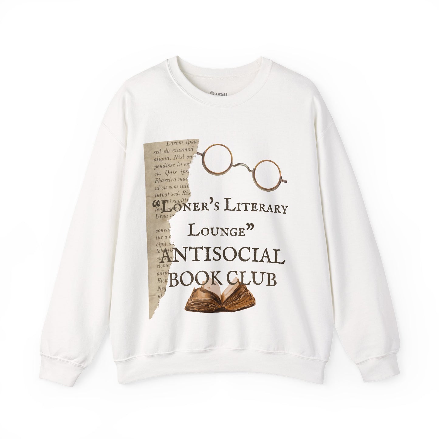 ✅ AU/NZ Literary Lounge Sweatshirt - Antisocial Book Club Style