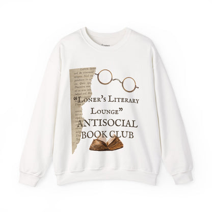 ✅ AU/NZ Literary Lounge Sweatshirt - Antisocial Book Club Style