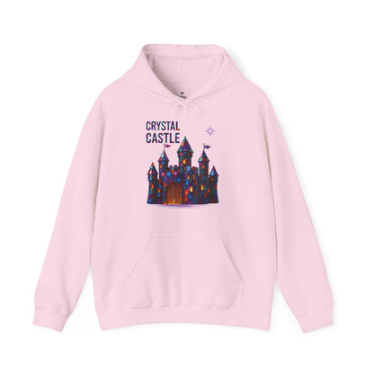 ✅ AU/NZ Crystal Castle Unisex Heavy Blend Hoodie, Magical Fantasy Sweatshirt for Festivals, Gifts, Birthdays, Cozy Vibe Layering
