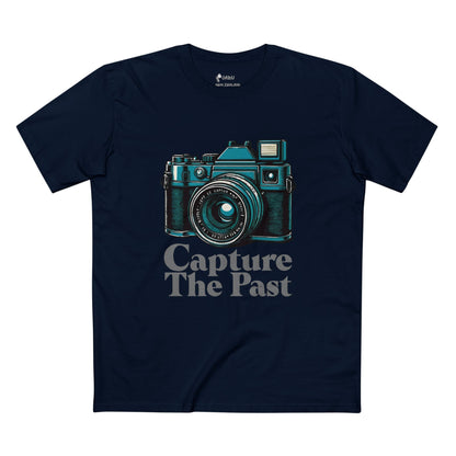 ✅ AU/NZ Vintage Camera Tee - Capture the Past & Future, Photography Lovers Gift, Retro T-Shirt, Camera Enthusiast Apparel, Unique Graphic Tee