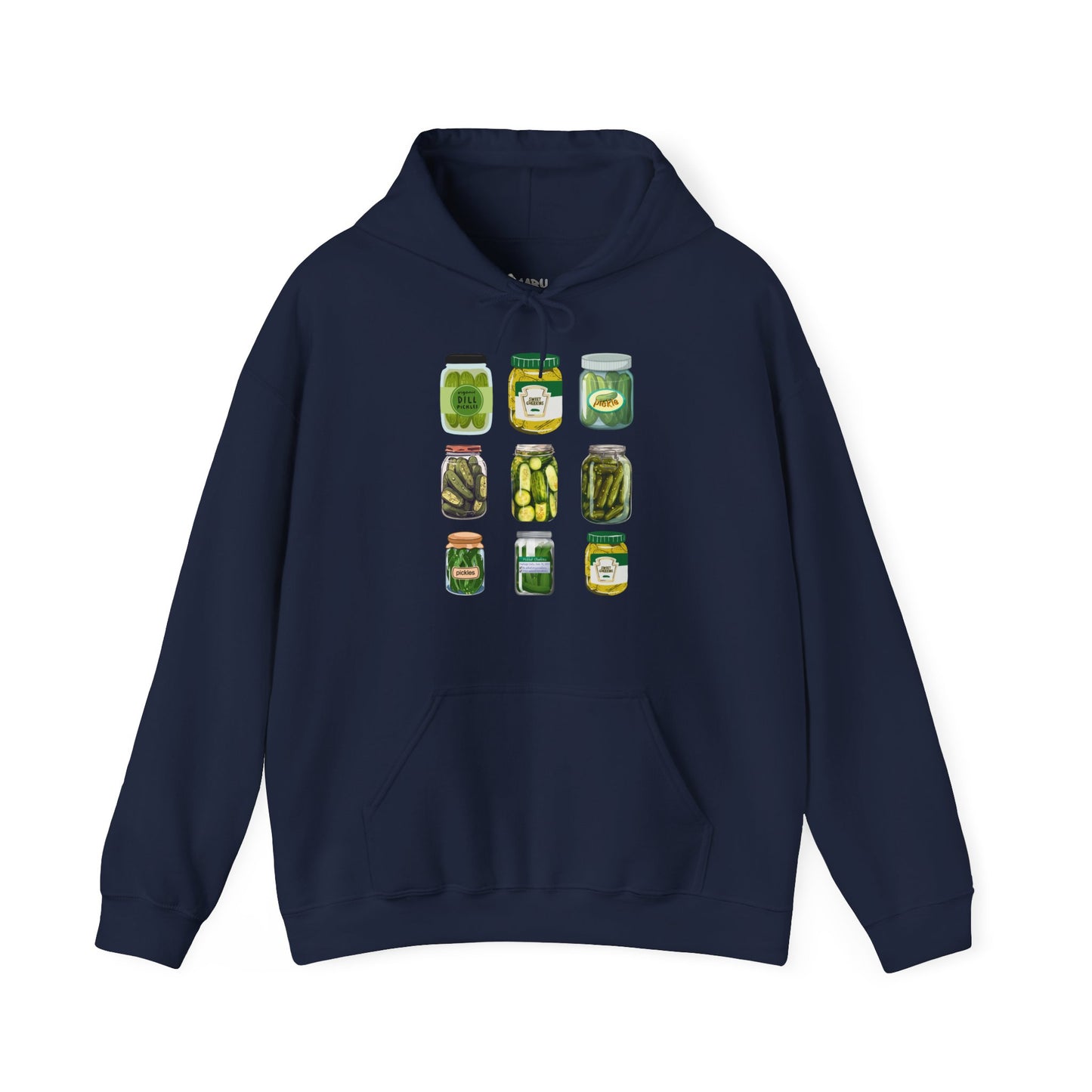 ✅ AU/NZ Farmer's Market Hoodie – Unisex Heavy Blend™ Sweatshirt with Pickle Design