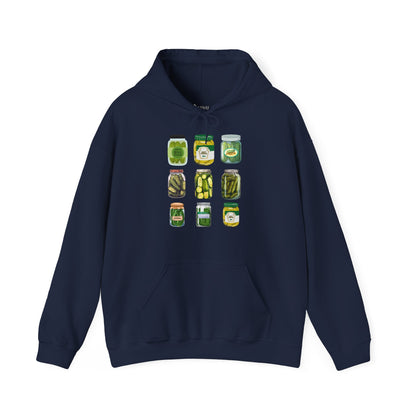 ✅ AU/NZ Farmer's Market Hoodie – Unisex Heavy Blend™ Sweatshirt with Pickle Design