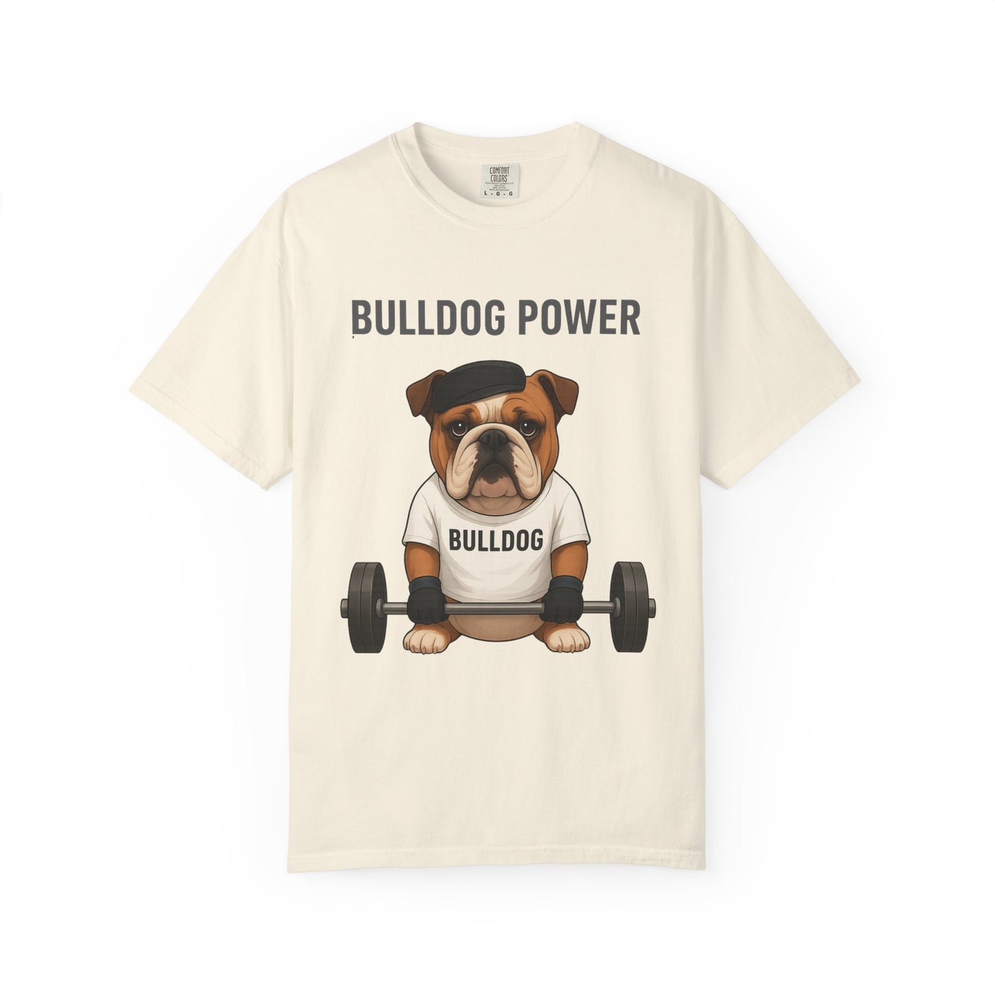 JABU GRIND - BULLDOG: A Fun, Dog-Loving Gym Tee for NZ & AU Humans JABU© • JustAboutBeingU®
