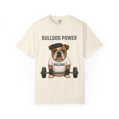 JABU GRIND - BULLDOG: A Fun, Dog-Loving Gym Tee for NZ & AU Humans JABU© • JustAboutBeingU®