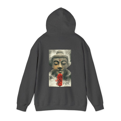 ✅ Serene Buddha Hoodie - Unisex Heavy Blend™ Sweatshirt, Spiritual and Comfortable SAGE