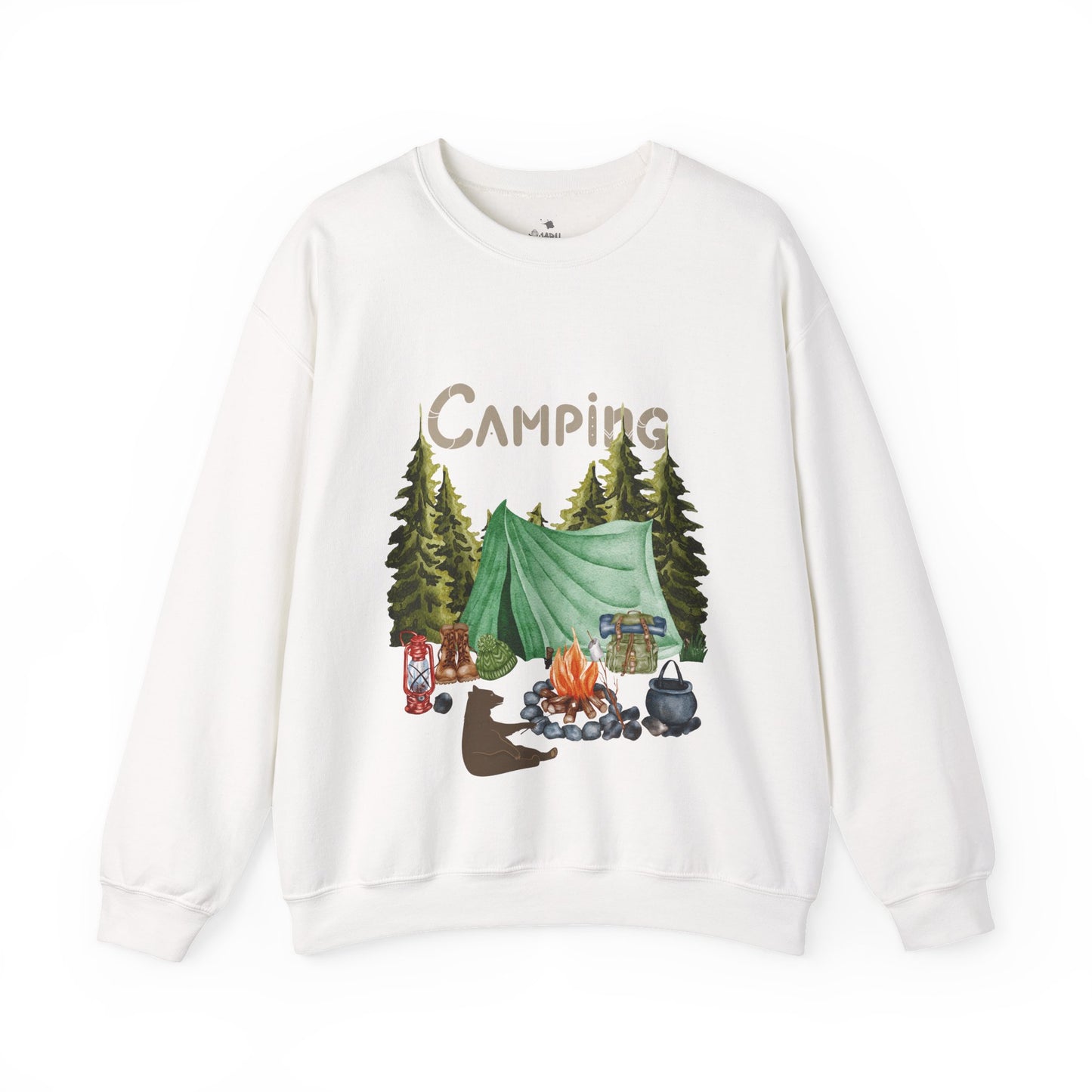 ✅ AU/NZ Cozy Camping Crewneck Sweatshirt - Nature-Inspired Design CAMPING! Back To Nature!