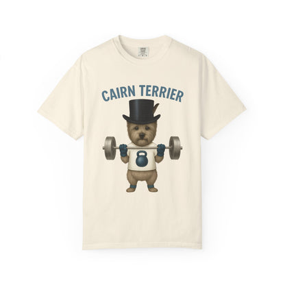 JABU GRIND - CAIRN TERRIER: A Fun, Dog-Loving Gym Tee for NZ & AU Humans JABU© • JustAboutBeingU®