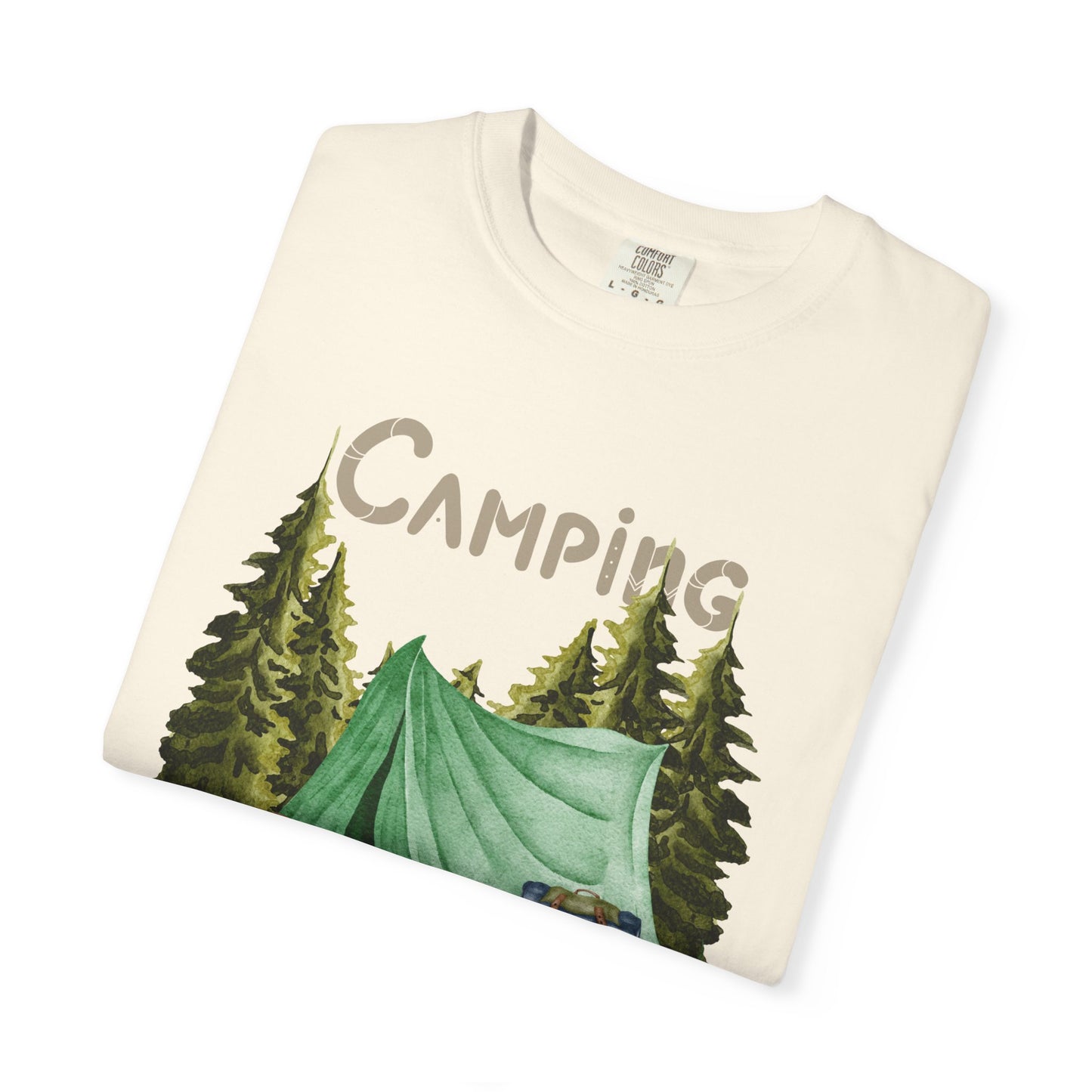 ✅ AU/NZ-Comfort Colours 1717-Camping Adventure Unisex T-Shirt – Embrace Nature with Vintage Design Camping