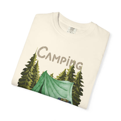 ✅ AU/NZ-Comfort Colours 1717-Camping Adventure Unisex T-Shirt – Embrace Nature with Vintage Design Camping