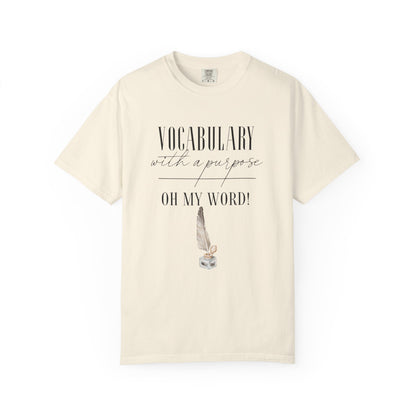 ✅ AU/NZ Comfort Colours 1717, Inspirational Vocabulary T-Shirt - Oh My Word!