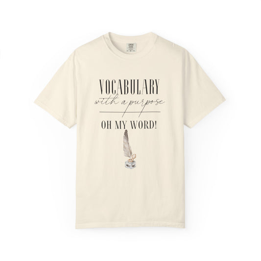 ✅ AU/NZ Comfort Colours 1717, Inspirational Vocabulary T-Shirt - Oh My Word!