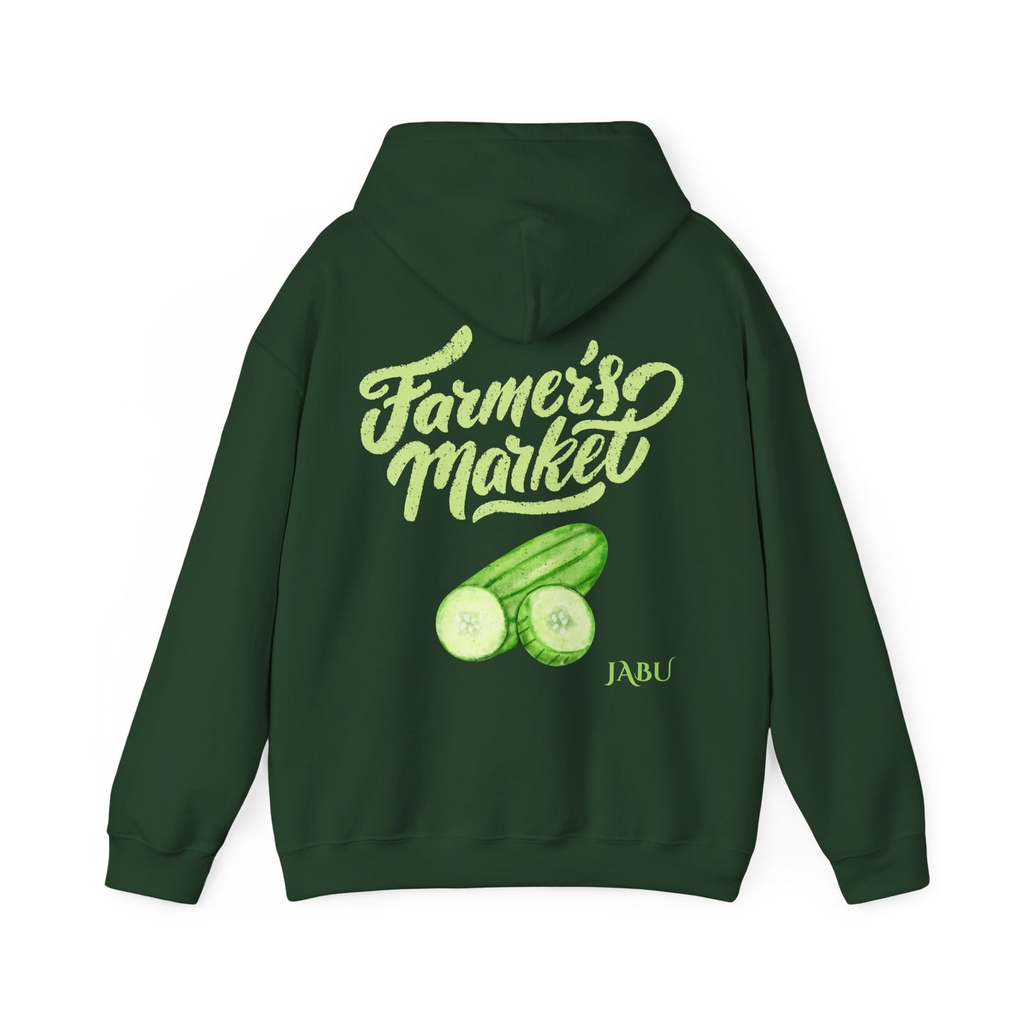 ✅ AU/NZ Farmer's Market Hoodie – Unisex Heavy Blend™ Sweatshirt with Pickle Design