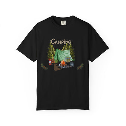 ✅ AU/NZ-Comfort Colours 1717, Camping Adventure Unisex T-Shirt – Embrace Nature with Vintage Design Camping
